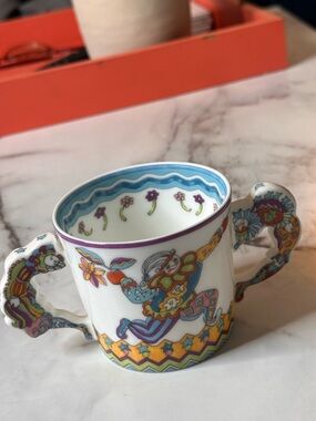 Tiffany & Co. Gene Moore FANTASY Circus Coffee Mug Two Handles